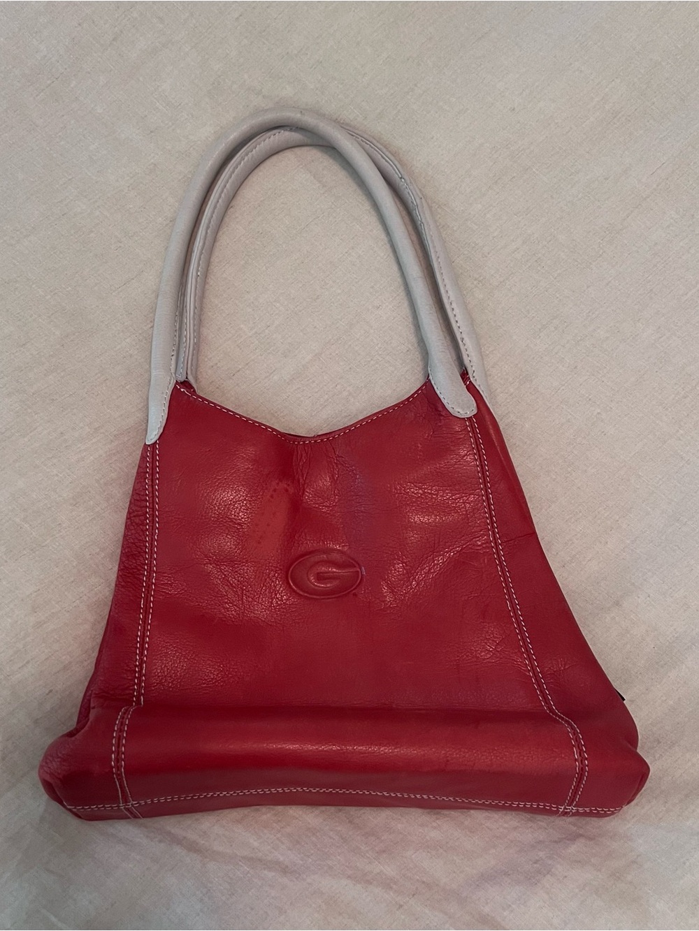 University of Georgia leather bag.   UGA